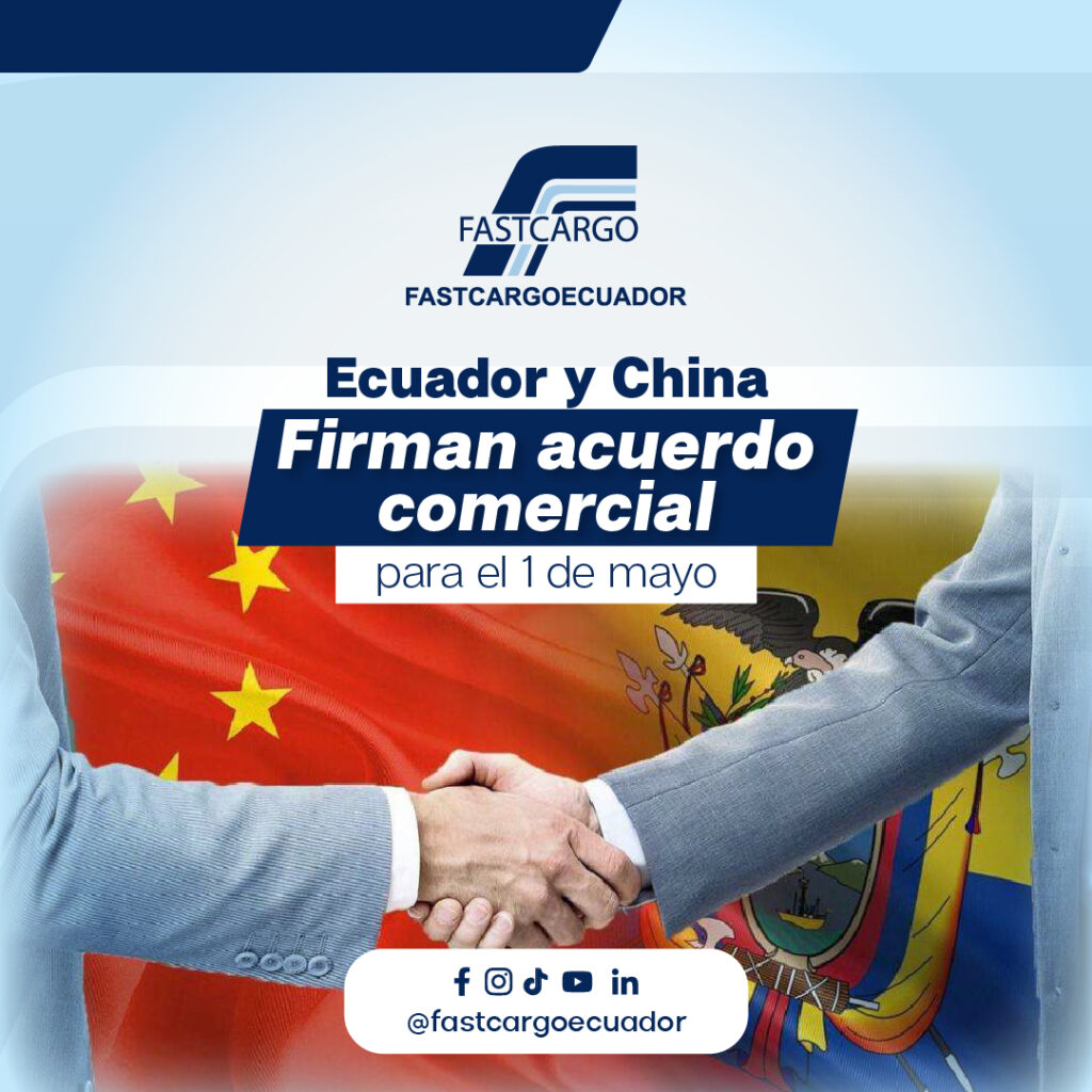 Ecuador y China firman acuerdo comercial