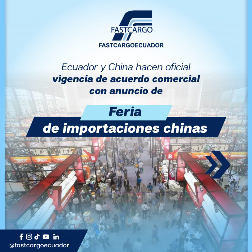 Se anuncia feria de importacion Chinas: Ecuador y China mantendrán acuerdos comerciales.