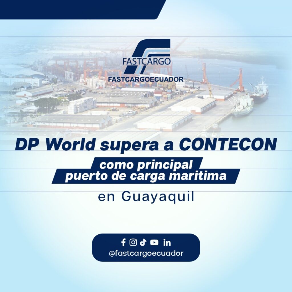 DP World supera a Contecon como principal puerto de carga marítima en Guayaquil