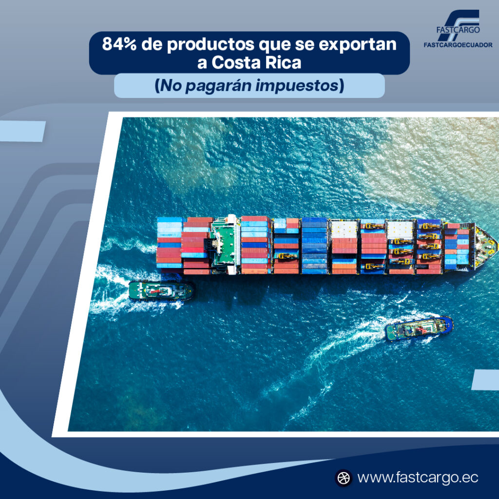 84% de productos que se exportan a Costa Rica no pagarán aranceles